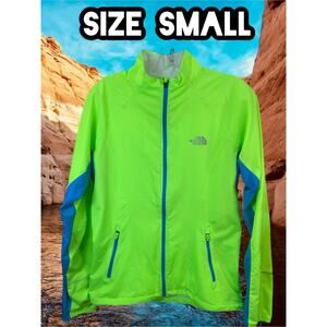 THE NORTH FACE Torpedo Jacket Neon Green Blue Women’s Small